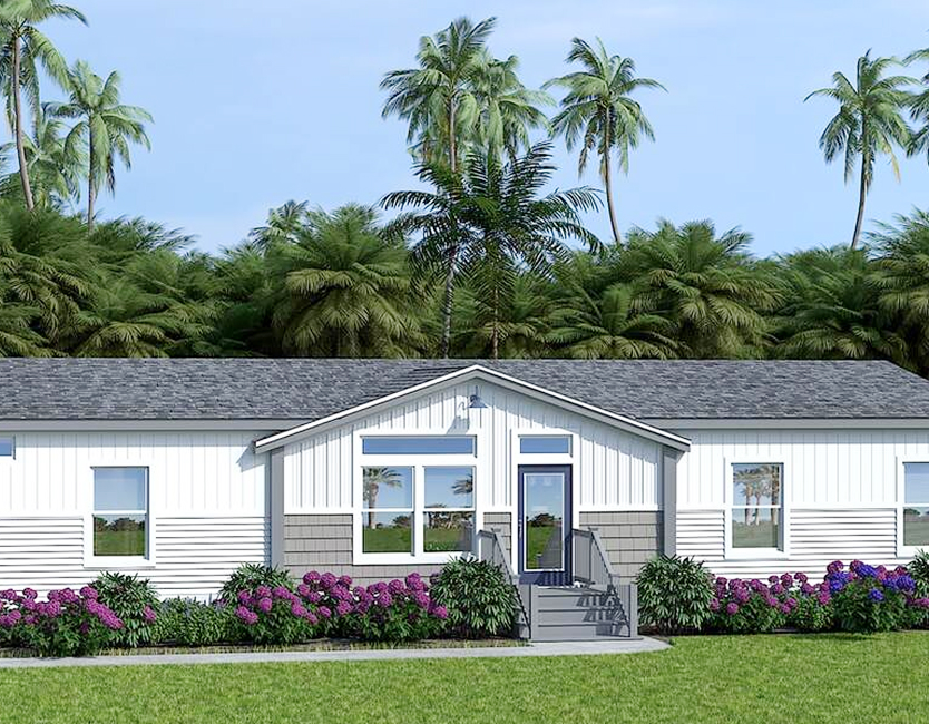 Exterior View of manufactured home
